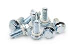 Hexagonal Flange Waterproof Bolt With Washer Galvanization Zinc Plating Grade 4