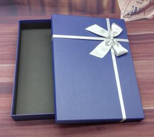 Wholesale Custom Made Rigid Cardboard Boxes With Ribbons For Gifts Packaging from china suppliers
