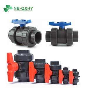 Wholesale Plastic Irrigation Union PVC CPVC UPVC Flexible Ball Valve with Straight Through Type from china suppliers