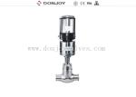 Donjoy Stainless Steel pneuamtic globe valve with tri clamp end