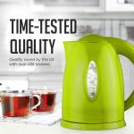 Convenient Braising Cups 1.7L Electric Kettle for Fast Boiling BPA-Free amp Fire