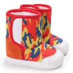 Free sample Camouflage star print indoor warm boots cool toddler infant Walking