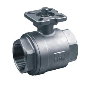 Wholesale 2PC ISO 5211 Cast Steel Ball Valve Easy Operated With Direct Mounting Pad from china suppliers
