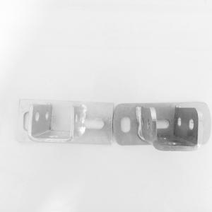 Wholesale Customized Strut Channel Fittings Flat Angle silver For electrical Channel accessories from china suppliers