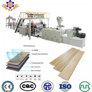 Wholesale 8mm Multi Layer SPC PVC Floor Extruder Making Machine Vinyl Plank Lvt Flooring Production Line from china suppliers