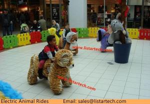Wholesale CE Certification Safe Design Animal Rides Plush Motorized Animals for Kids Mall Rides from china suppliers