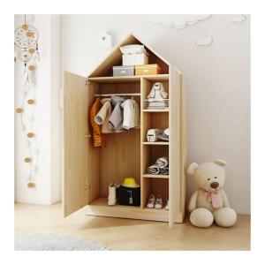 Wholesale Modern Style MDF Wooden Kid Fixable Design Bedroom Wardrobe with Smart Storage Closet from china suppliers