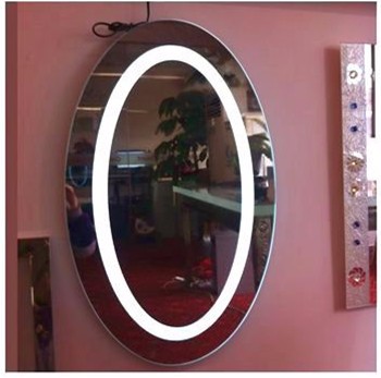 Wall Backlit Feature Rectangle Backlit Bath Light Mirror for Hotel ETL Certification