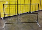 Powder Coating And PVC Coating Canada Temp Fencing Panels For Construction Site