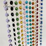 AAA 14mm machine cut clear octagon shape hanging crystal decorations bead for