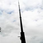 Sectional Lightweight 15M Tv Antenna Telescopic Mast