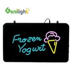 12 Indoor Tricolor LED Letter Ice Cream Open Neon Sign Attract More Customers