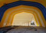 Customized Outdoor 32.81ft Inflatable Event Tent With Yellow Arch Shaped