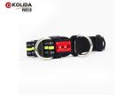 Waterproof Nylon Dog Collars Double D High - Impact Plastic Buckle For Night