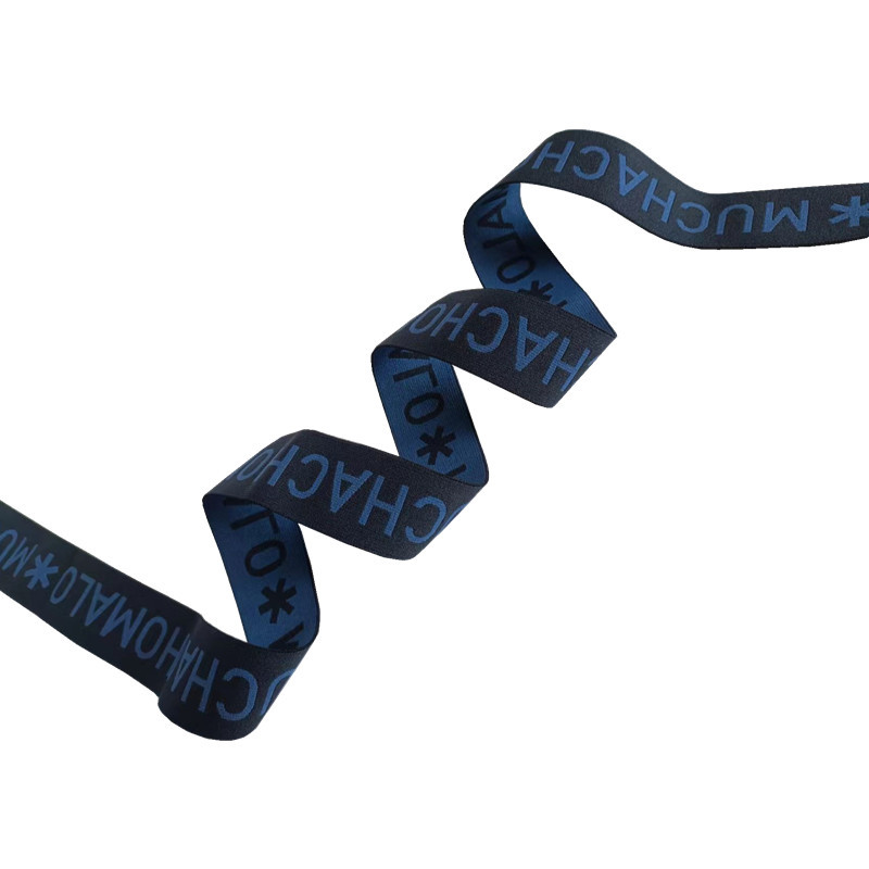 Garment Accessory Custom Logo Men's Waistband Jacquard Elastic Band For Underwear