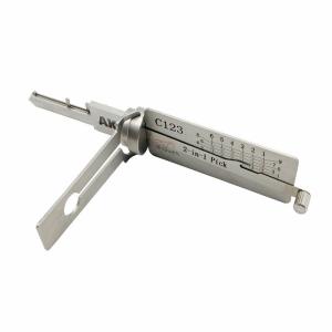 Wholesale C123 2-IN-1 Pick for Schlage Door Locks C123 locksmith locking tools repair from china suppliers