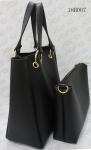 Classic Tote Handbag Sets , Messenger Composite Womens Black Shoulder Bag