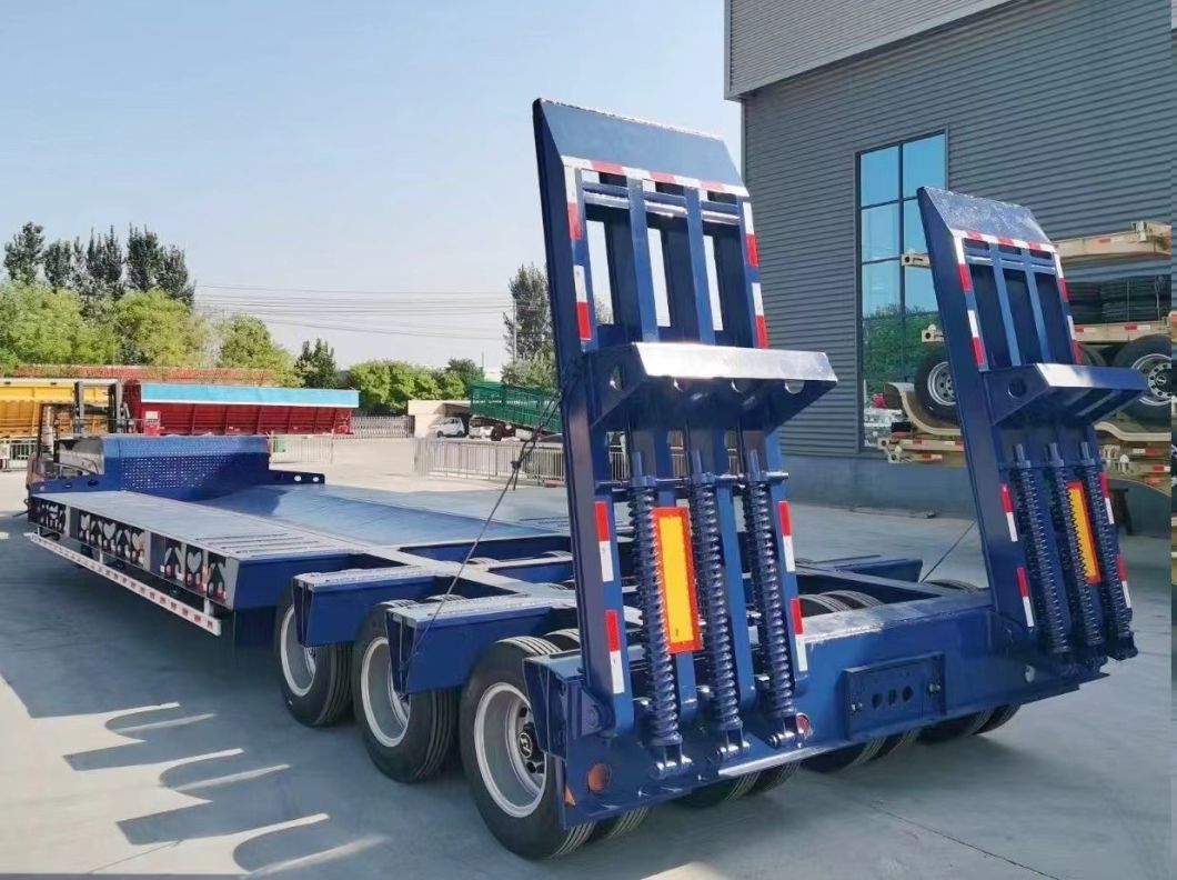 Durable Three-Line Six-Axle Lowbed Trailer for Construction Projects