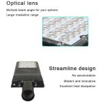 High Lumen 6000k Solar LED Street Light With Inbuilt Batteries IP65 Aluminum