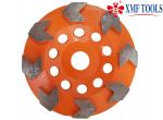 105mm 4 / 4.5 Inch Concrete Grinding Wheel For Grinder Granite Orange Arrow