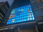 Customized Flexible Transparent LED Glass Screen , See Through Led Panels