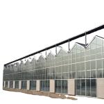 Large Glass Greenhouse Mushroom Aeroponic Tower Garden for Eco Restaurant