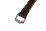 Grommets Cotton Fabric Belt 3.8cm Double Ring Buckle Belt Webbing