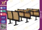 Cold Roll Steel Book Holder College Classroom Furniture With Writing Desk