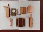Stamped 120 Degree Beam Angle Copper Cold Plate Heat Sink With Silver Color 10mm