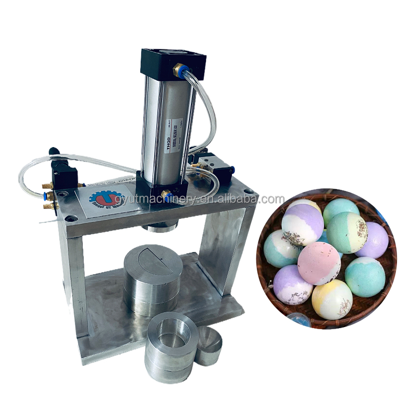 Machine Type Bath Bombs Press Machine for Customized Heart Star Cubic Ball Shape