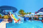 Outdoor Water Game Park Children Custom Equipment With Fiberglass Slide Set