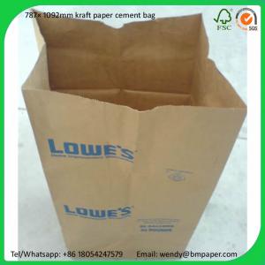China BMPAPER KLB Paper Brown Kraft Liner Paper Test liner paper for cement bags on sale