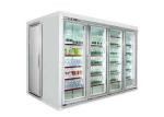 6500L Large Capacity Black Load Drinks Display Fridge Vegetables Freezer R134a