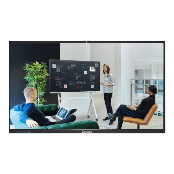 Qtenboard Smart White Board 55 65 75 86 Inch Moveable Stand Meeting Software