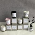 Customized Fragrance Unique Jar Candles Glass Candle Jars 6 * 6.5cm Candle Size