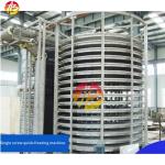 Industrial Spiral Quick Freeze Machine for Fruit Vegetable Seafood Shrimp 13800
