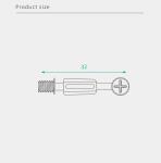 Jh-2163 Professional Cam Dowel Screw Long Lasting Stability Cabinet Hardware
