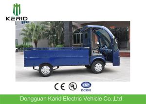 Wholesale Low Noise 4 Wheels Electric Cargo Van Utility Cart With Stainless Steel Cargo Box from china suppliers