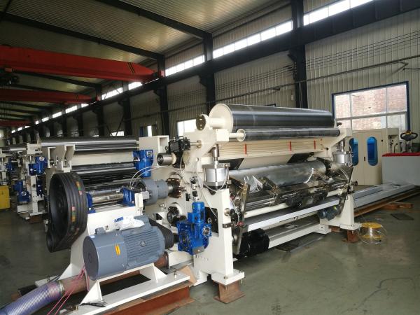 Dpack corrugator SF-320S Single Facer Corrugated Machine In Production /