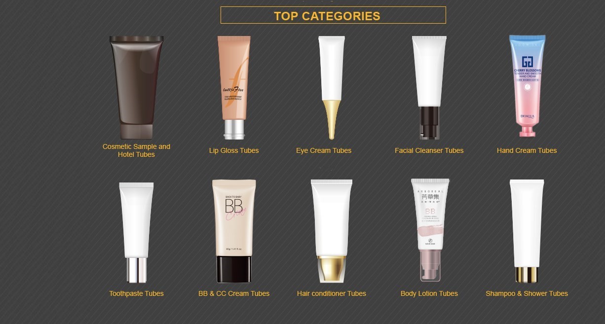 OEM ECO Friendly Plastic Cosmetic Tubes Squeeze Packaging For Eye Cream Custom Size