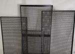 Black Metal 6*2mm Perforated Sheet Mesh For Speaker Grille