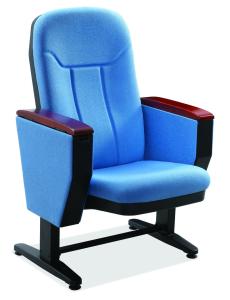 Wholesale Movable Foot Fold Up Fabric Auditorium Chairs With PP Back / Church Hall Chair from china suppliers