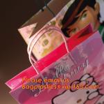 Wholesale Custom Personalized Large Luxury Gift Shopping Carrier Black Paper