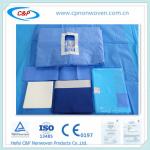 Abdominal Lithotomy Surgical dressing sheet pack ,leadiing manufacturer