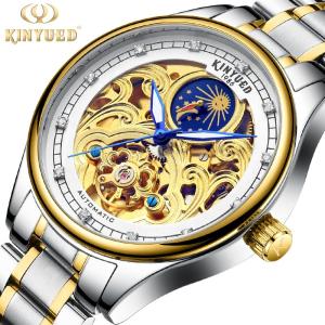Wholesale Classic Fashion Tourbillon Mechanical Watch 40mm Dial Diameter Buckle Clasp from china suppliers