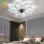 Nordic Restaurant Bedroom Living Room Frequency Conversion Silent Silver LED
