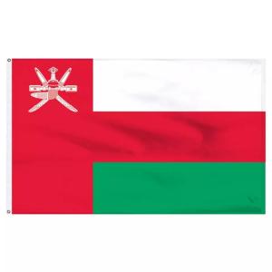 Wholesale Custom Flags 3x5 Ft Flag 100% Polyester Oman National Flag from china suppliers