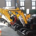 CE EPA CE Miniature Digger 800kg Mini Bagger Excavator Hydraulic Pilot Operation