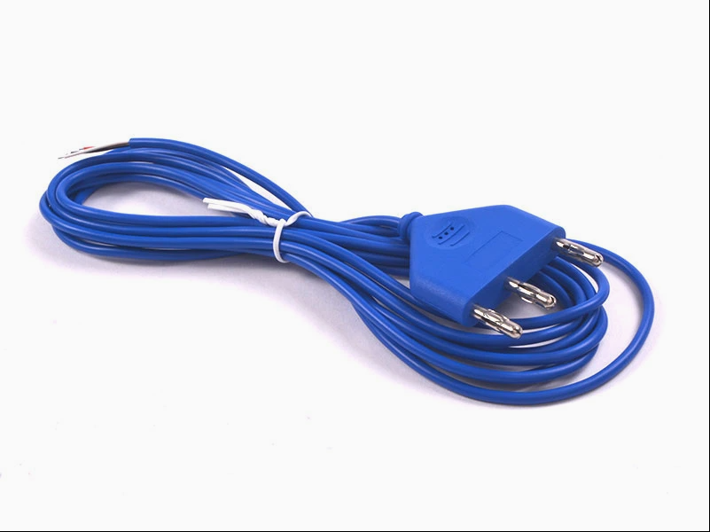 Customize High Frequency 3 Pin Plug Disposable ESU Pencil Cable Electrosurgical Pencil Wire Electric Knife Wire