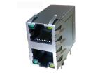 LPJ17633ADNL 2X1 Port Stacked RJ45 With 10/100 Magnetic Jack 0845-2D1T-H5-F